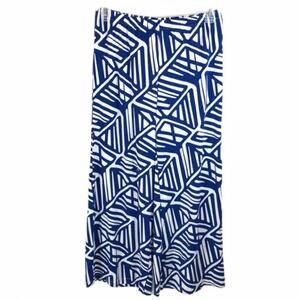 Chico’s‎ Line Game Palazzo Pants Blue White Size 3P petite XLP NEW!!!
